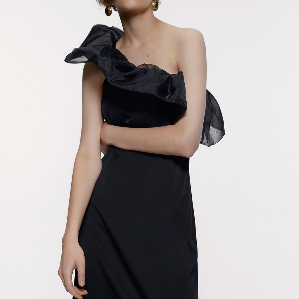 🆕 Organza Ruffle Dress - Picture 6 of 8